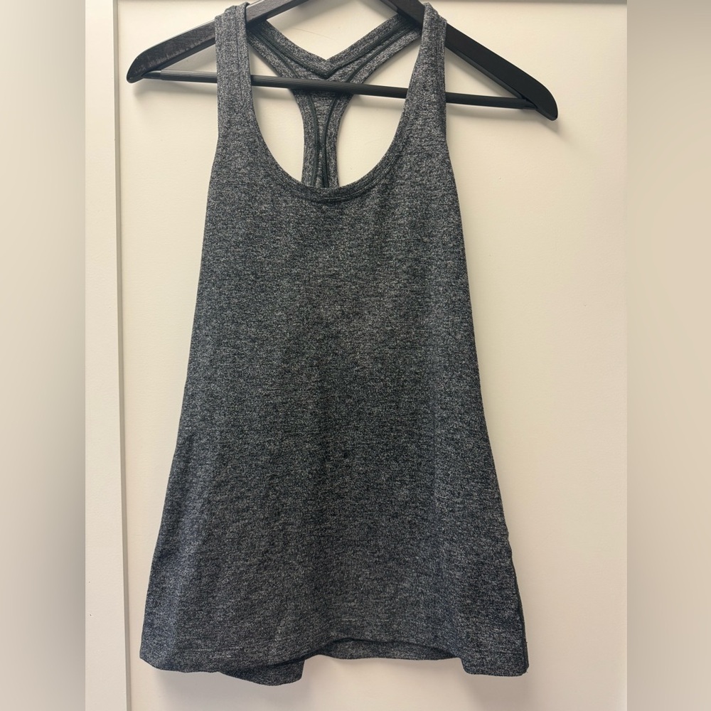 Lululemon Women’s Gray Heather Sleeveless Racerback Activewear Pullover Tank